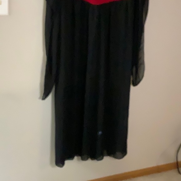 Red and Black Halloween Medieval Dress - Picture 5 of 12